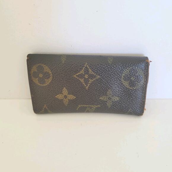 Authentic Louis Vuitton Monogram Multicles 4 Key Hooks Case Brown Small 1996 - Picture 2 of 12